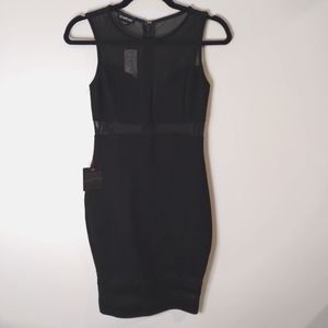 NWT Bebe Mesh midi dress Size XS